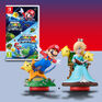 Bundle le jeu Super Mario Galaxy + Super Mario Galaxy 2 + la figurine Amiibo Mario & Luma + la figurine Amiibo Rosalina & Luma