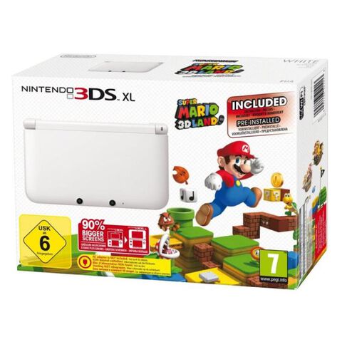 Nintendo 3ds Xl Blanche + Super Mario3d Land Edition Limitée