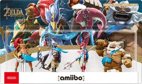 Figurine Amiibo Zelda Daruk+mipha+revali+urbosa