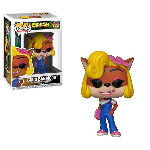 Figurine Funko Pop! N°419 - Crash Bandicoot - Coco