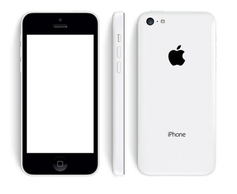Iphone 5c 16gb Orange Blanc / Bon Etat