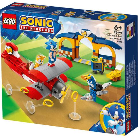 Lego - Sonic - L'avion Tornado Et L'atelier De Tails - 76991 - GAMING