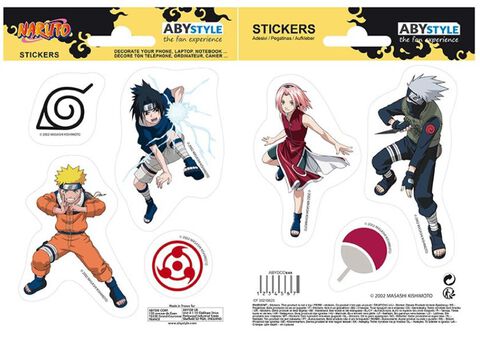 Stickers - Naruto - Equipe 7 - 16x11cm