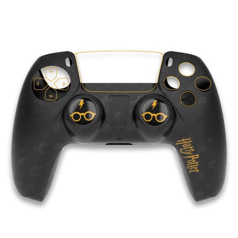 Coque Silicone + Grips - Harry Potter - Noir
