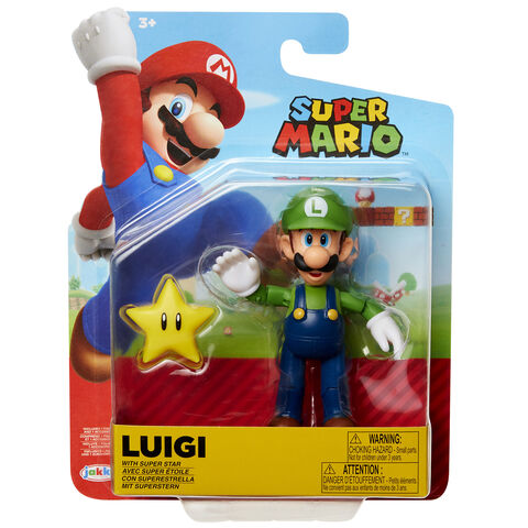 Figurine articulée Mario Star Power - 10 cm - Produits dérivés