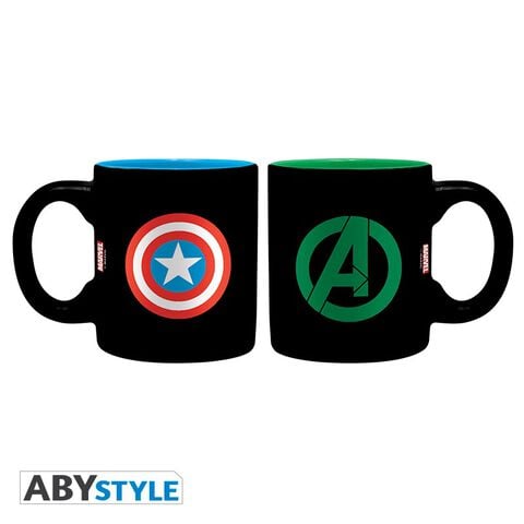 Mug - Marvel - Set De 2 Captain America Et Hulk 110 Ml