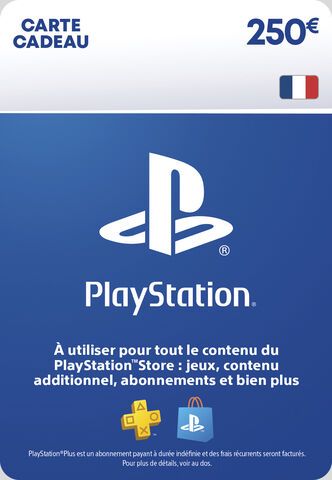 250€ Carte Cadeau PlayStation | PSN | PS4 – PS5