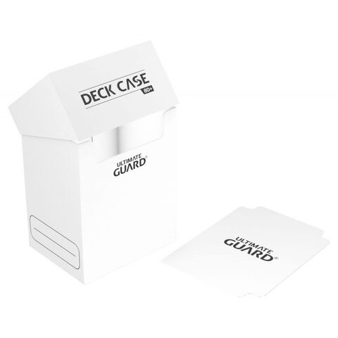 Boite Pour Cartes - Ultimate Guard - Deck Case 80 Taille Standard Blanc