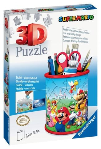 Puzzle 3d Pot A Crayons - Super Mario - Puzzle De 100 Pièces