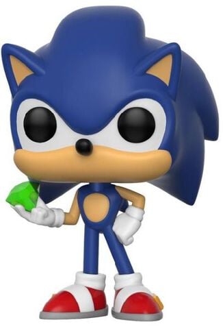 Figurine Funko Pop! N°284 - Sonic - Sonic Avec émeraude
