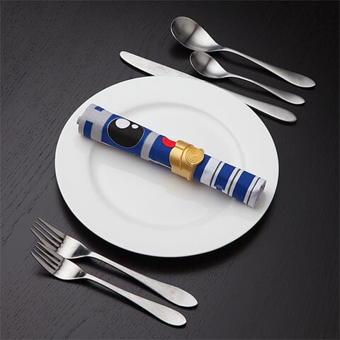 Serviette De Table - Star Wars - R2-d2 Et C-3po (exclu Gs)