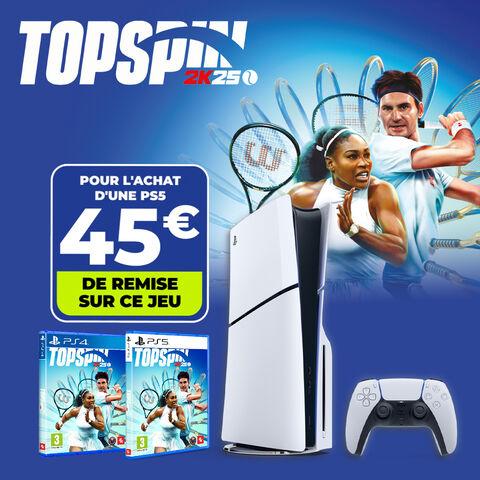 Soft Bundle PS5 + Top Spin 2K25
