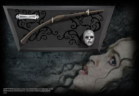 Replique - Harry Potter - Baguette De Bellatrix Lestrange Avec Présentoir