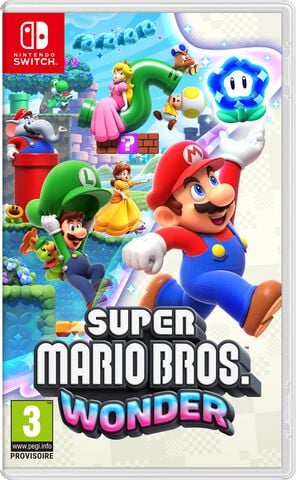 Bundle Nintendo Switch Oled Mario + Super Mario Bros Wonder ou Super Mario RPG