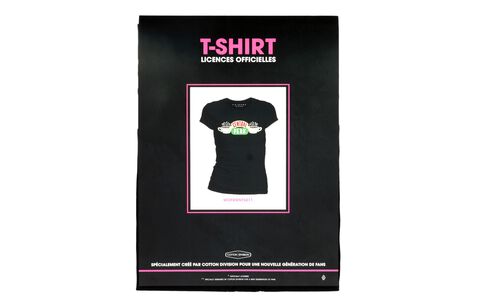 T-shirt Femme - Friends - Logo Central Perk Noir Taille Xl