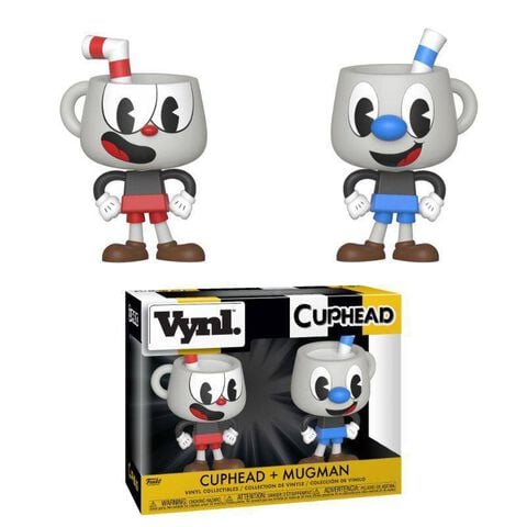 Figurine Vynl - Cuphead - Twin Pack Cuphead Et Mugman