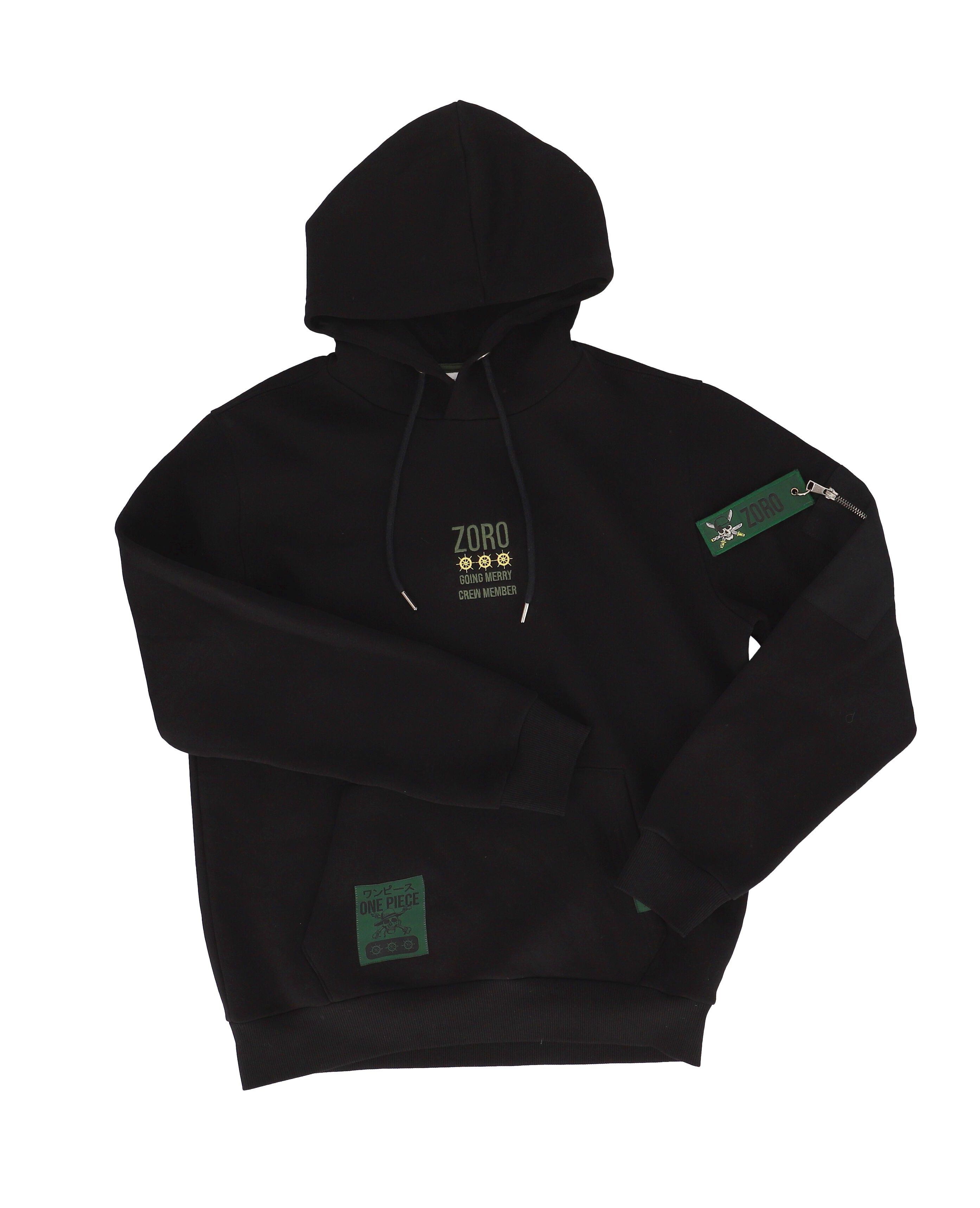 Sweat One Piece Hoodie Zoro Noir Taille M