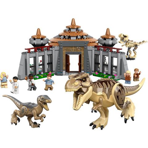 Lego - Jurassic World - Le Centre Des Visiteurs : T.rex / Vélociraptor - 76961