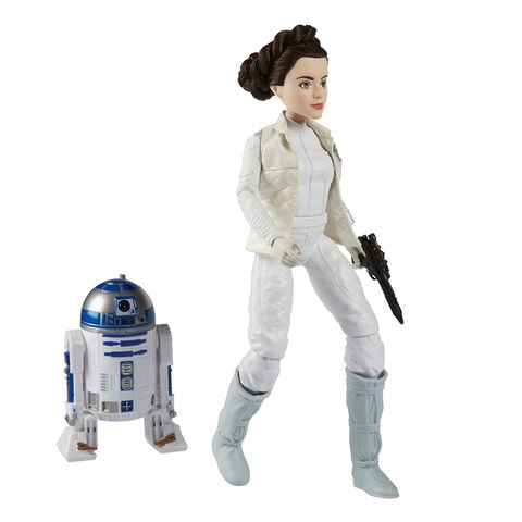 Figurine - Star Wars Forces Of Destiny - Princesse Leia Et R2-d2
