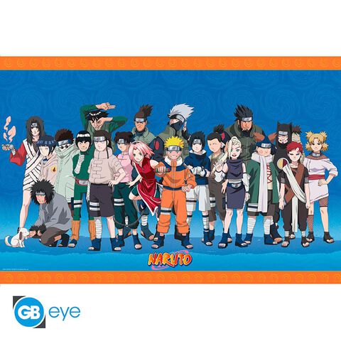Poster - Naruto - Ninjas Konoha - Roule Filme (915x61)