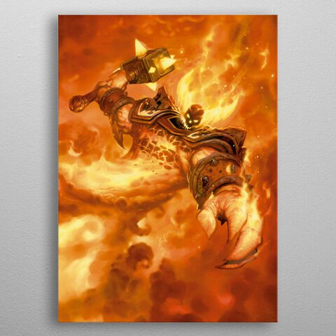 Poster Metallique - Hearthstone - Ragnaros The Firelord
