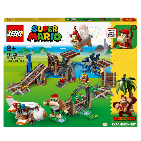 Lego - Super Mario - Ensemble D'extension Course Chariot Mine Diddy Kong -71425