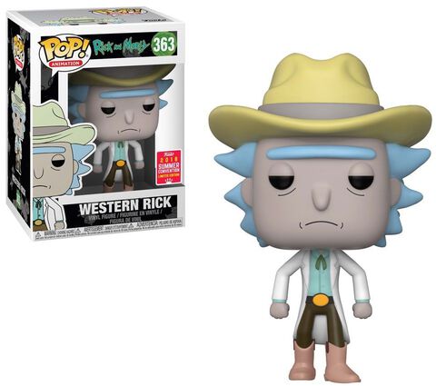 Figurine Funko Pop! N° 363 - Rick & Morty - Western Rick Sdcc 2018