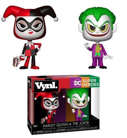 Figurine Vynl - Dc Comics - Twin Pack Harley Et Joker