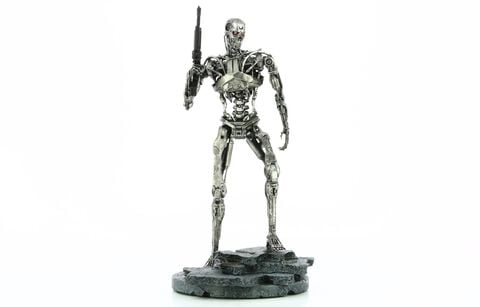 Statuette Silver Fox Collectibles -terminator Genisys -  Endoskeleton 1/10 T- 80