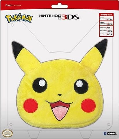 Sacoche Peluche Pokemon Pikachu Toutes 3ds/2ds