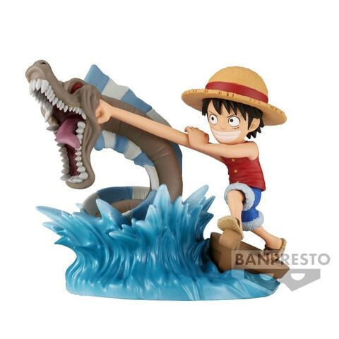 Figurine Wcf Log Stories - One Piece - Monkey.d.luffy Vs Local Sea Monster