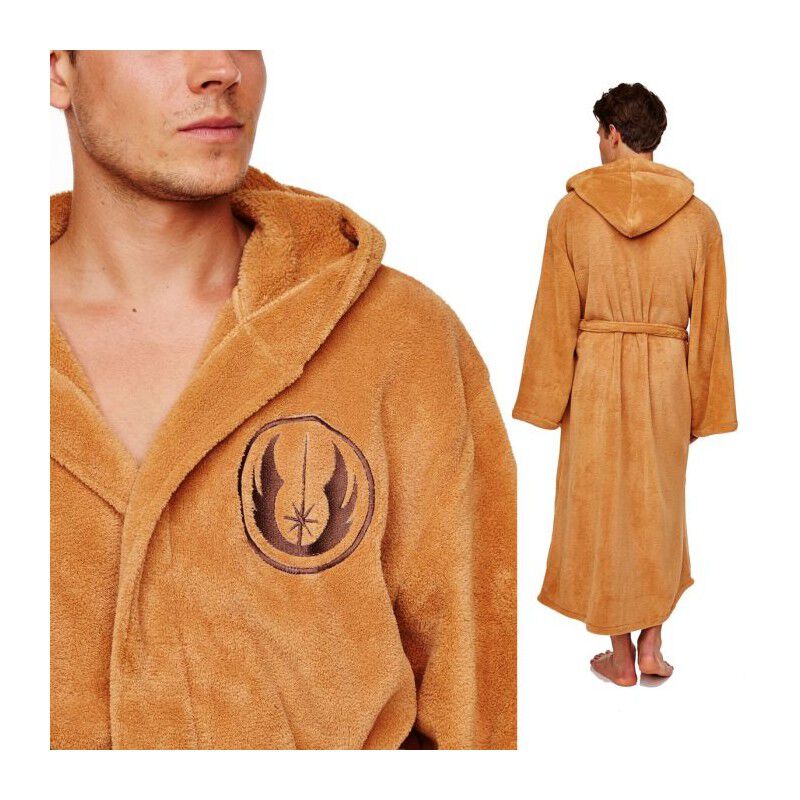 Peignoir De Bain Star Wars Jedi Tan Logo Adulte Taille Unique