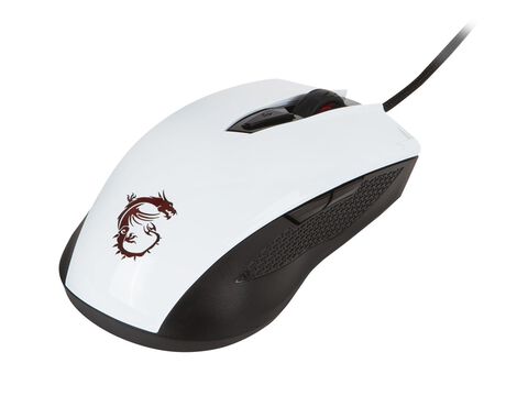 Souris Filaire Ambidextre Gaming Msi Clutch Gm40 Blanche