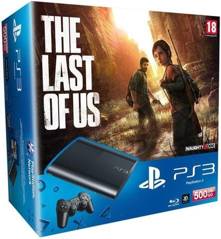 Pack Ps3 500 Go Noire + The Last Of Us