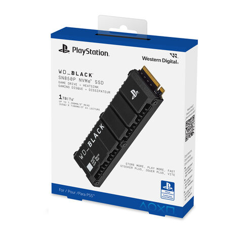 Memoire Ssd Wd_black 1to Licence Officielle Playstation - PS5