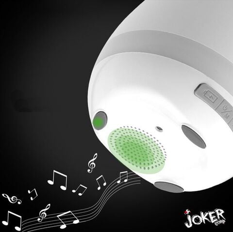 Enceinte Bluetooth - Pot De Fleur Blanc Musical Et Lumineux
