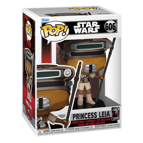 Figurine Funko Pop! N° - Star Wars : Le Retour Du Jedi 40th - Leia (boushh)