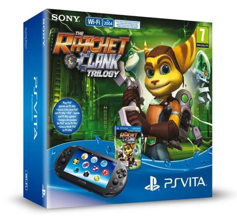 Pack Ps Vita Wifi 2000 + Ratchet & Clank Trilogy + Cm 8 Go