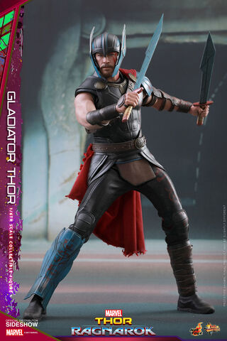 Statuette Hot Toys -  Thor Ragnarok - Thor Gladiator - 1/6