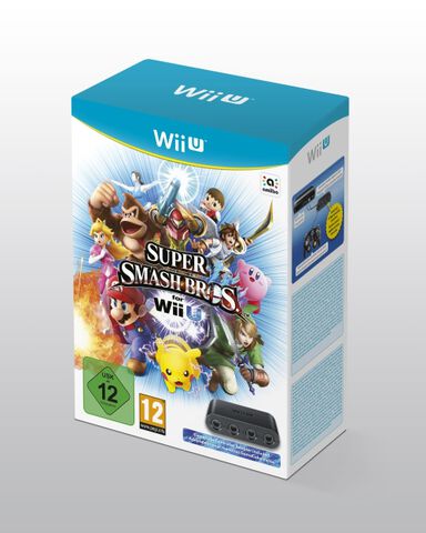 Super Smash Bros + Adaptateur Wii U Pour Manette Gamecube