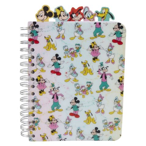 Journal With Tabs Loungefly - Disney - Mickey And Friends