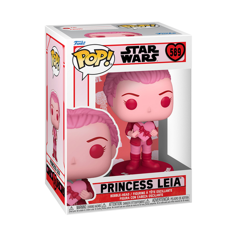 Figurine Funko Pop! N°589 - Star Wars : Valentines S3 - Leia