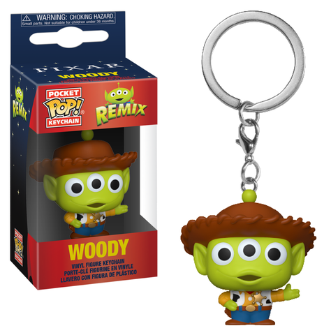 Porte-cles Funko Pop! - Toy Story - Alien En Woody