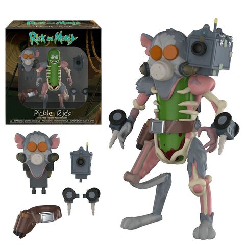 Figurine - Rick Et Morty - Action Figure Pickle Rick