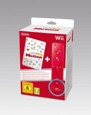 Wii Play Motion + Télécommande Wii Rouge