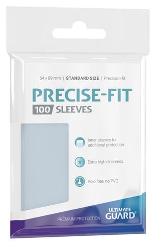 Protection Pour Cartes - Ultimate Guard - Precise-fit Sleeves (100)