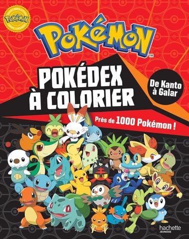 Livre De Coloriage - Pokemon - Pokédex De Kanto A Galar A Colorier
