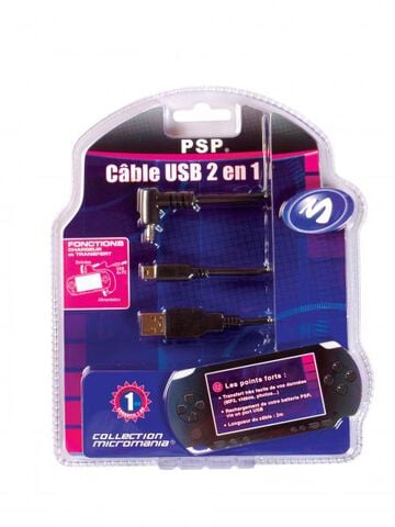 Cable Usb 2 En 1 Micromania Collection