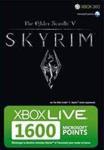 Xbox Live 1600 Points Skyrim