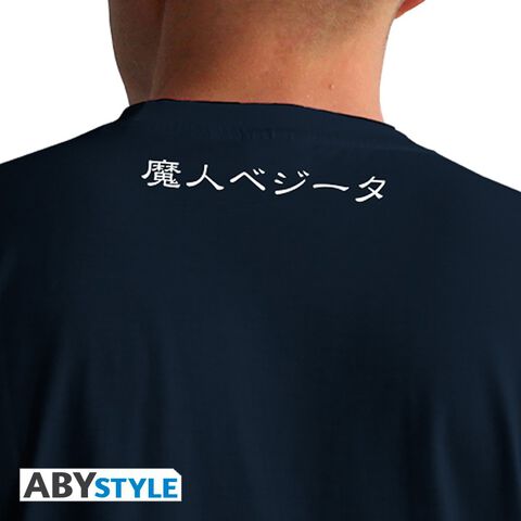 T-shirt Homme Basic - Dragon Ball - Vegeta Navy Taille L